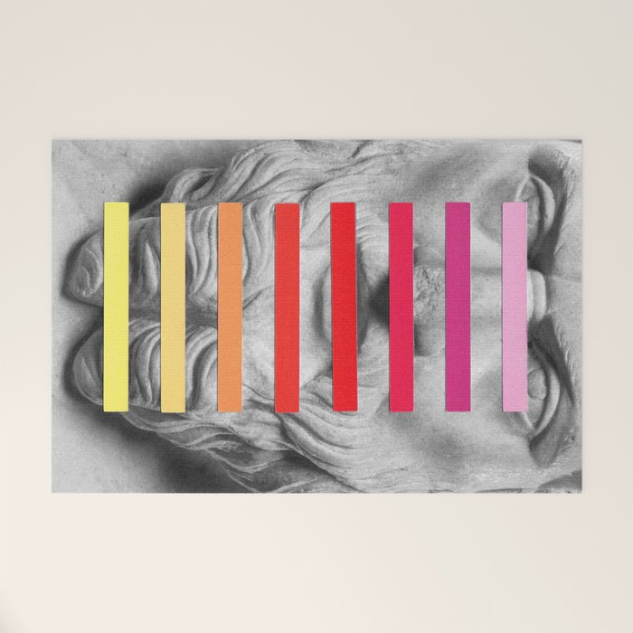 Sculpture With A Spectrum 2 Welcome Mat Gallery Image 1