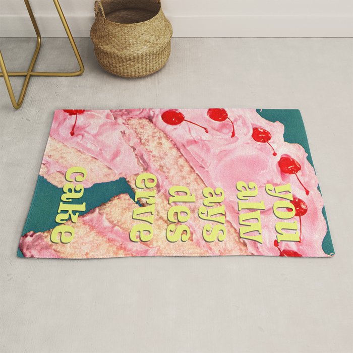 You Always Deserve Cake Rug Gallery Image 1