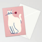 Casanova cat - the whimsical Catsanova Stationery Card Gallery Image 2