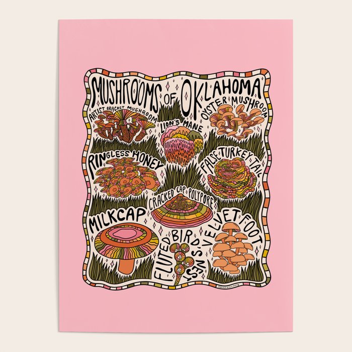 Mushrooms of Oklahoma Poster Gallery Image 4