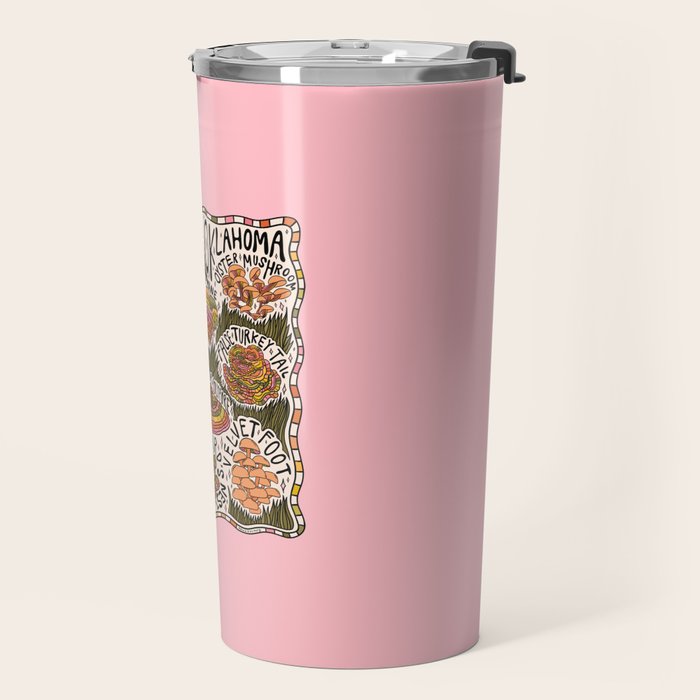 Mushrooms of Oklahoma Travel Mug Gallery Image 2