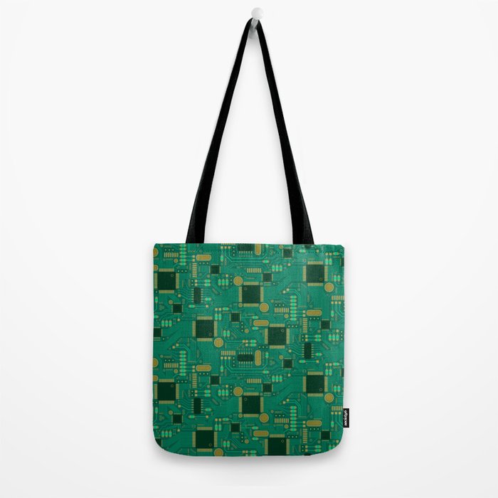 Circuit Board Sync Tote Bag Gallery Image 2
