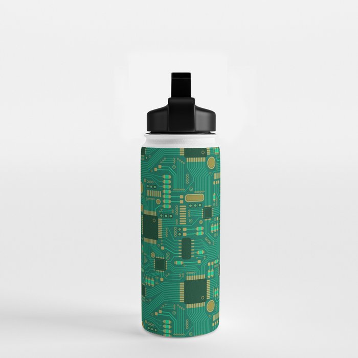 Circuit Board Sync Water Bottle Gallery Image 2