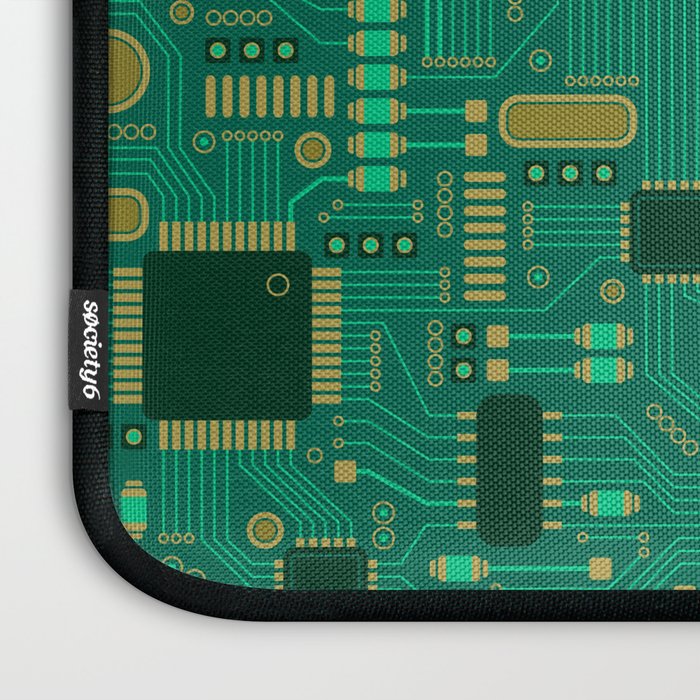 Circuit Board Sync Laptop Sleeve Gallery Image 3