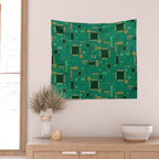 Circuit Board Sync Wall Tapestry Gallery Image 2