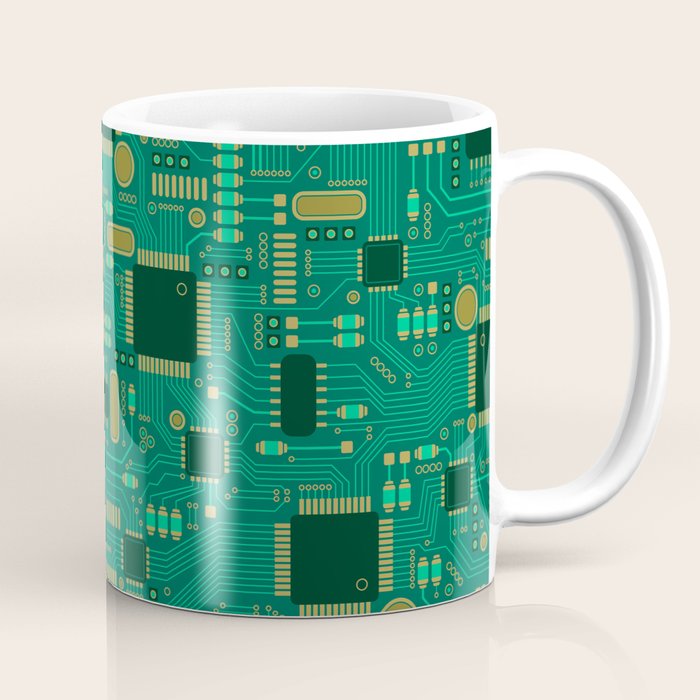 Circuit Board Sync Coffee Mug Gallery Image 1