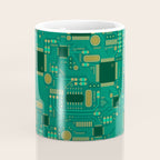 Circuit Board Sync Coffee Mug Gallery Image 4