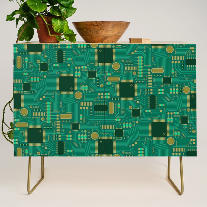 Circuit Board Sync Credenza Gallery Image 1