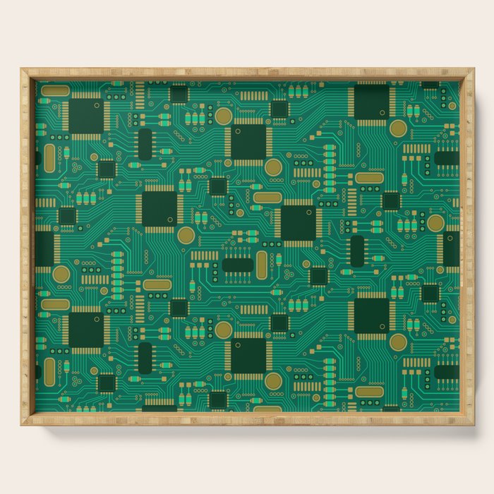 Circuit Board Sync Serving Tray Gallery Image 1