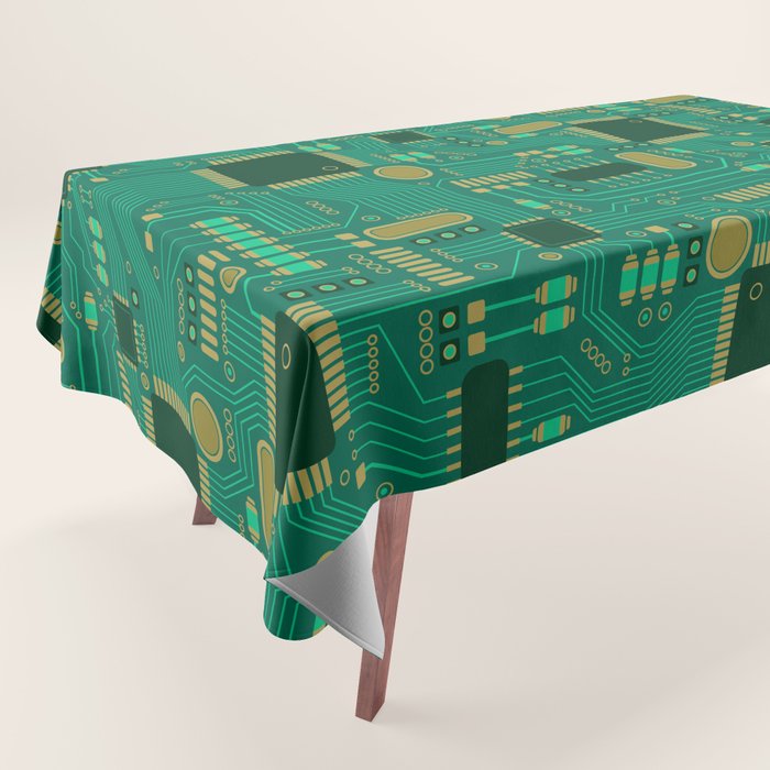 Circuit Board Sync Tablecloth Gallery Image 1