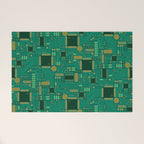 Circuit Board Sync Welcome Mat Gallery Image 1