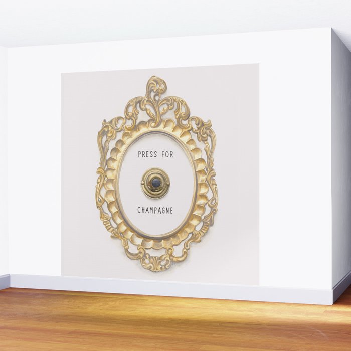 Press For Champagne Wall Mural Gallery Image 2
