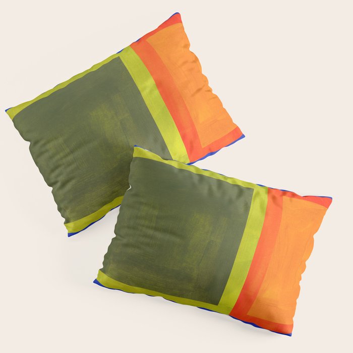 Ultramarine Blue Bloom Pillow Sham Gallery Image 3