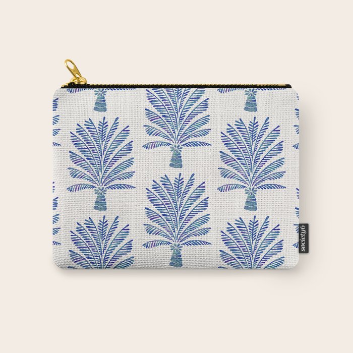 Palm Tree - Navy Palette Carry All Pouch Gallery Image 1