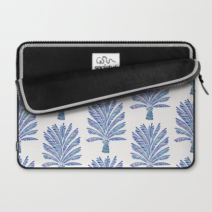 Palm Tree - Navy Palette Laptop Sleeve Gallery Image 2