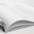 Elegant Gold Mandala Blue Galaxy Notebook Gallery Image 2