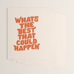 Whats The Best That Could Happen in Peach Fuzz Wrapping Paper Gallery Image 3