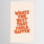 Whats The Best That Could Happen in Peach Fuzz Tablecloth Gallery Image 2