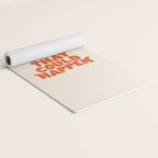 Whats The Best That Could Happen in Peach Fuzz Yoga Mat Gallery Image 2