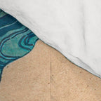 Amida Falls by Katsushika Hokusai Comforter Gallery Image 4