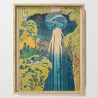 Amida Falls by Katsushika Hokusai Serving Tray Gallery Image 1