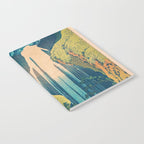 Amida Falls by Katsushika Hokusai Notebook Gallery Image 2