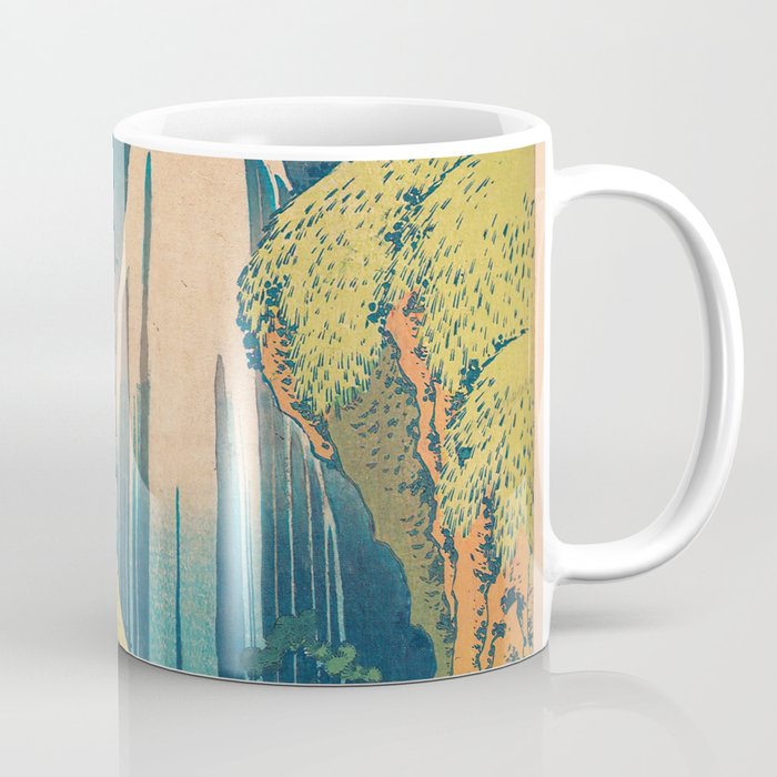 Amida Falls by Katsushika Hokusai Coffee Mug Gallery Image 1