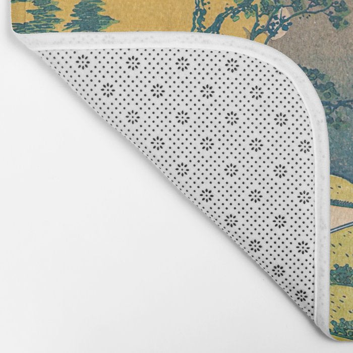 Amida Falls by Katsushika Hokusai Bath Mat Gallery Image 2