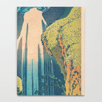 Amida Falls by Katsushika Hokusai Notebook Gallery Image 4