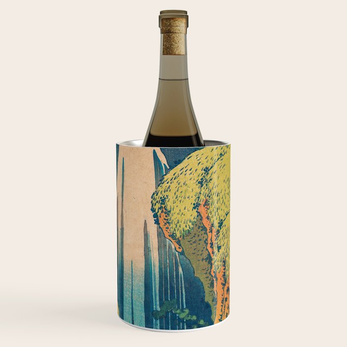 Amida Falls by Katsushika Hokusai Wine Chiller Gallery Image 3
