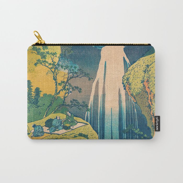 Amida Falls by Katsushika Hokusai Carry All Pouch Gallery Image 1