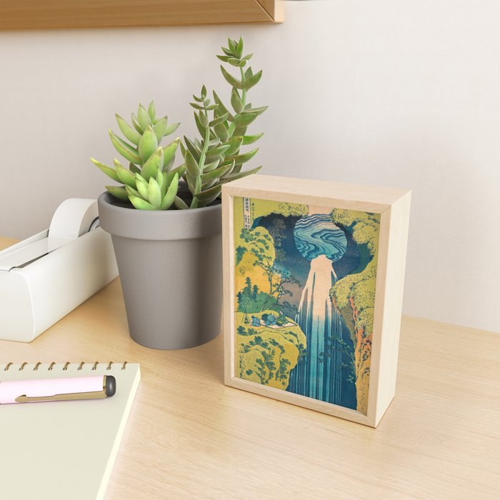 Amida Falls by Katsushika Hokusai Mini Art Print Gallery Image 2
