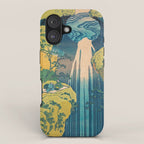 Amida Falls by Katsushika Hokusai iPhone Case Gallery Image 1