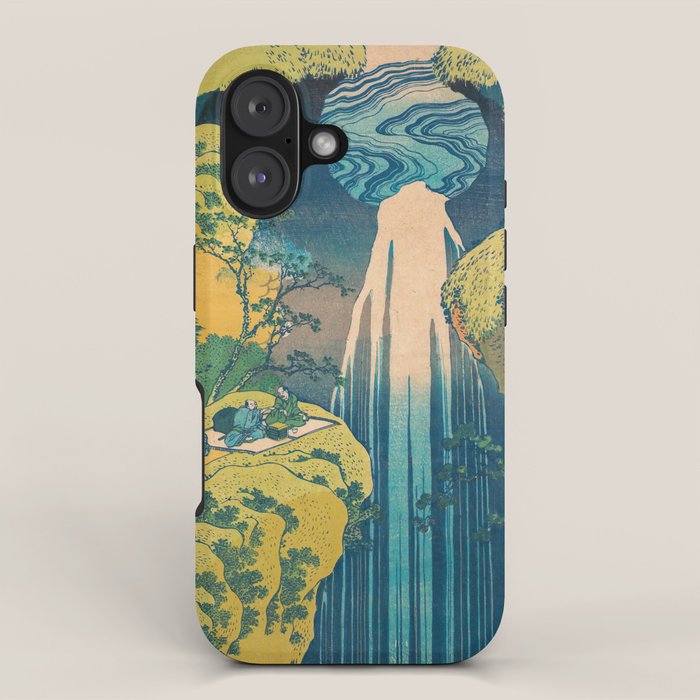 Amida Falls by Katsushika Hokusai iPhone Case Gallery Image 1