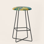 Amida Falls by Katsushika Hokusai Stool Gallery Image 1