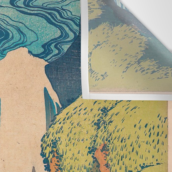 Amida Falls by Katsushika Hokusai Wall Tapestry Gallery Image 3