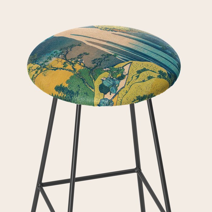 Amida Falls by Katsushika Hokusai Stool Gallery Image 2