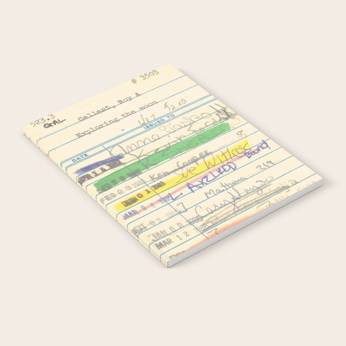 Library Card 3503 Exploring the Moon Notebook Gallery Image 2