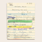 Library Card 3503 Exploring the Moon Notebook Gallery Image 4