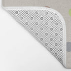 vintage dots 35 Bath Mat Gallery Image 2