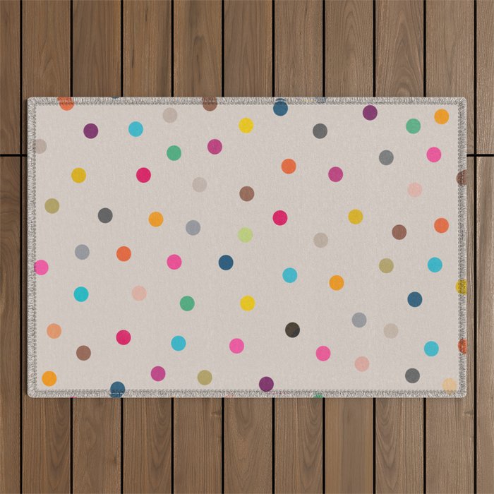 vintage dots 35 Outdoor Rug Gallery Image 1