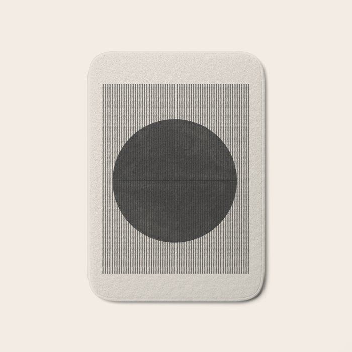 Minimalist Paper Art Bath Mat Gallery Image 1