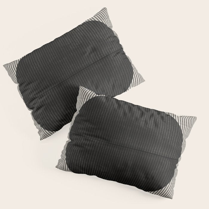 Minimalist Paper Art Pillow Sham Gallery Image 1
