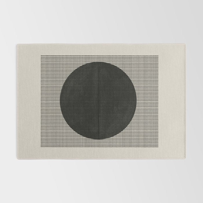 Minimalist Paper Art Rug Gallery Image 2
