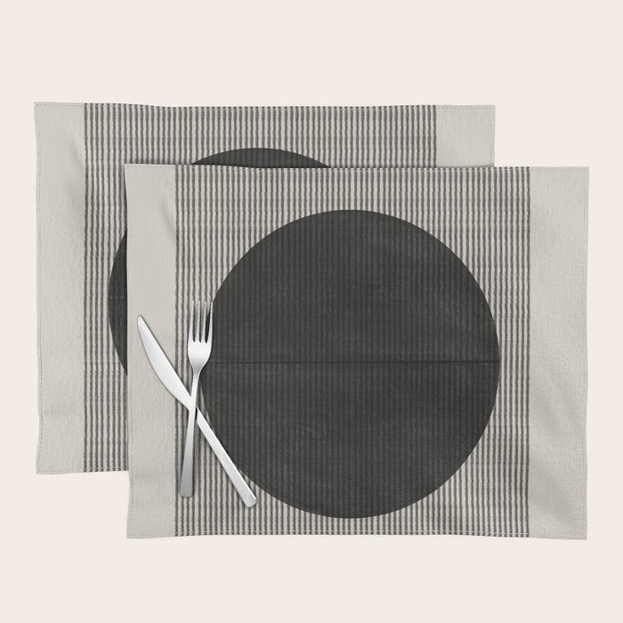 Minimalist Paper Art Placemat Gallery Image 1