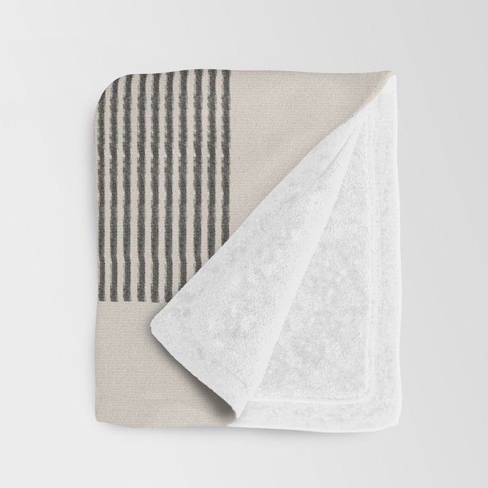 Minimalist Paper Art Throw Blanket Gallery Image 3