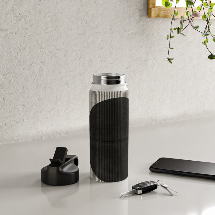 Minimalist Paper Art Water Bottle Gallery Image 4