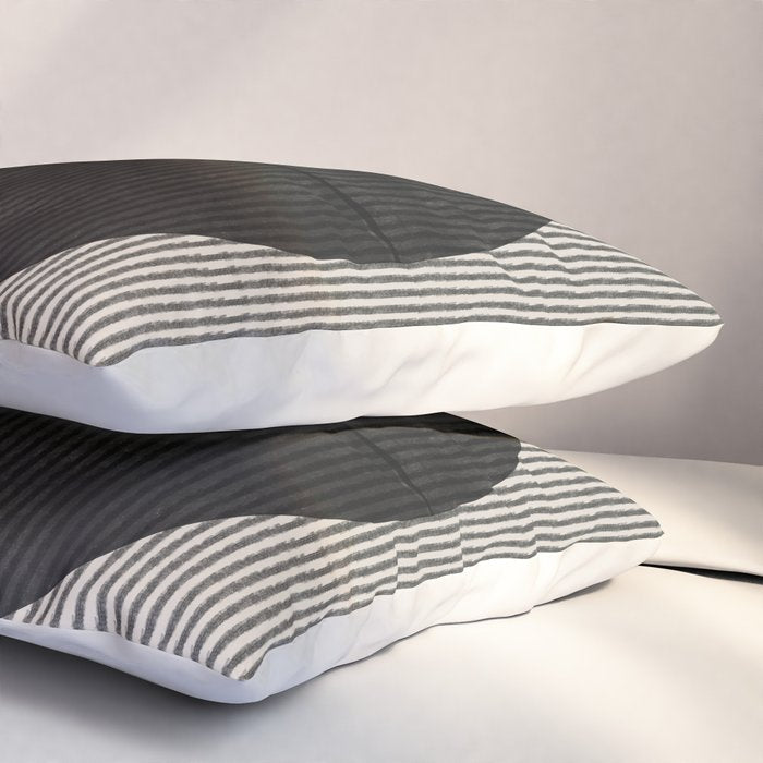 Minimalist Paper Art Pillow Sham Gallery Image 3