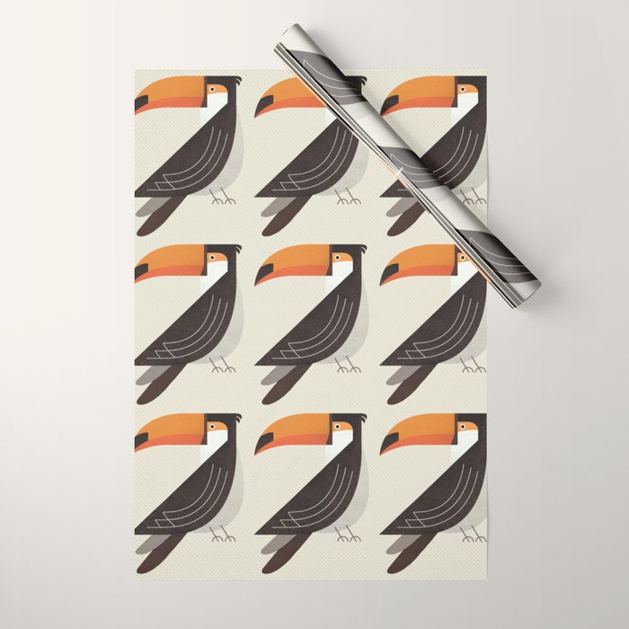 Whimsy Toucan Wrapping Paper Gallery Image 1
