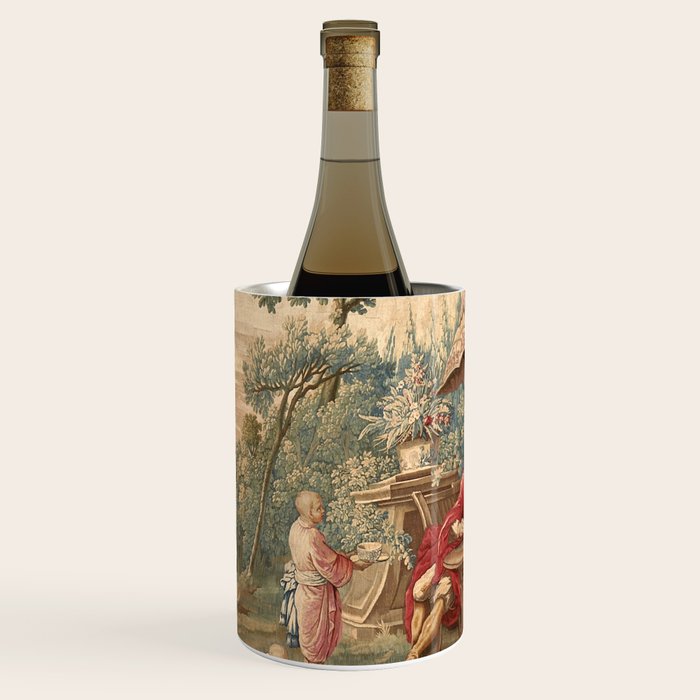 Antique 18th Century Chinoiserie Aubusson Tapestry Francois Boucher Wine Chiller Gallery Image 1
